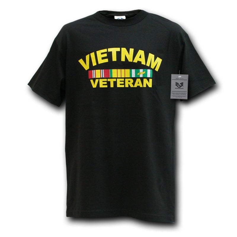 Rapid Dominance Rapiddominance Classic Milit Tee, Vietnam Vet/Black, X-Large - Image 1